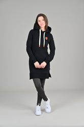 Robe à capuche noire Carmen